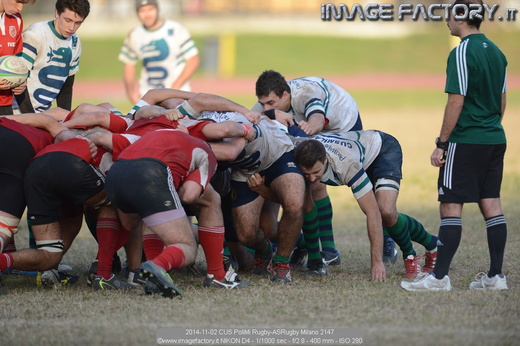 2014-11-02 CUS PoliMi Rugby-ASRugby Milano 2147